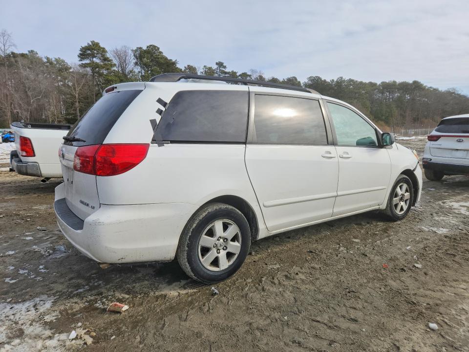 2008 Toyota Sienna VIN 5TDZK23C28S221787 COPART salvage auction — FRONT END, De - Salvage Certificate, sold $900 on 2026-07-28 (photo 3)