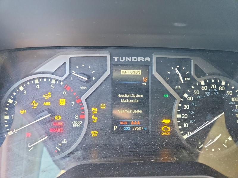 2024 Toyota Tundra VIN 5TFLA5DB7RX166670 COPART salvage auction — SIDE, Ms - Cert Of Title-Salvaged, sold $17,100 on 2026-07-08 (photo 9)
