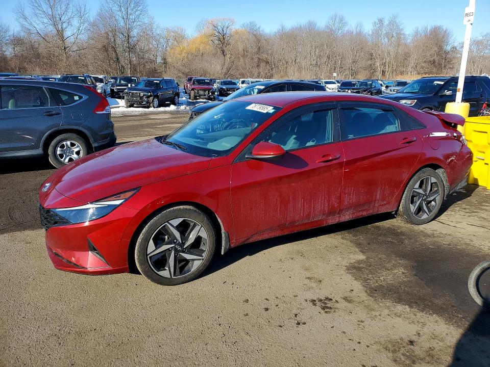 2023 Hyundai Elantra VIN KMHLS4AG8PU596662 COPART salvage auction — REAR END, Salvage Title, sold $5,400 on 2026-07-16 (photo 1)