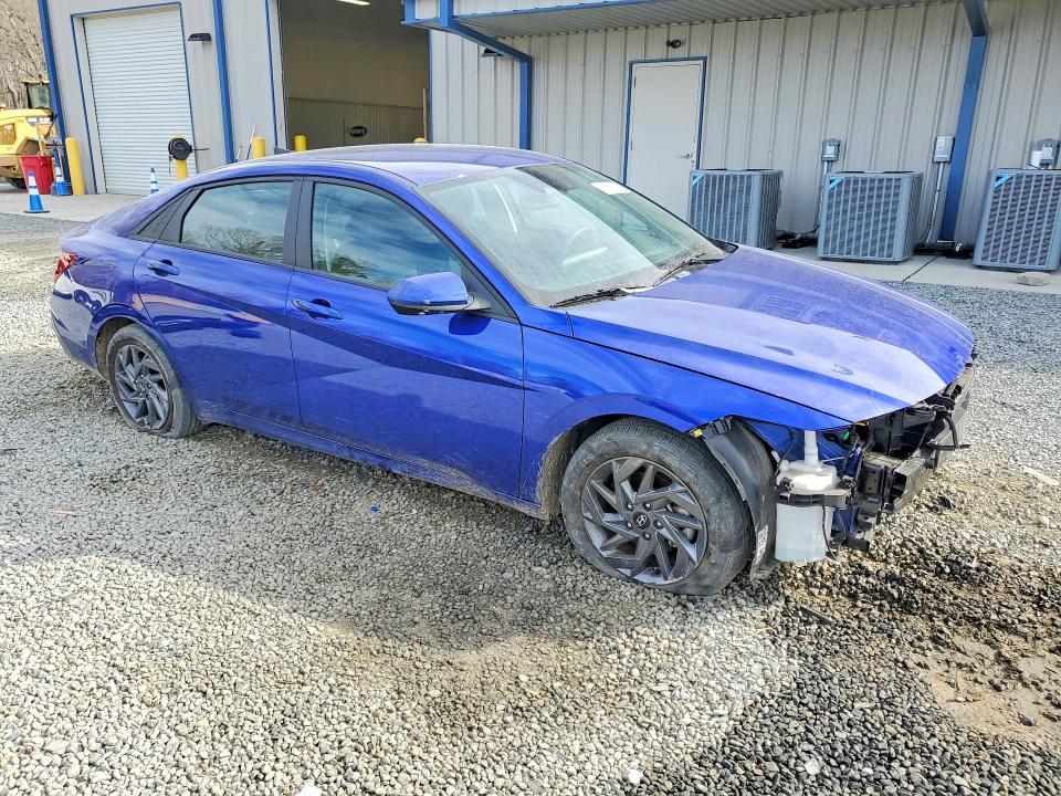 2024 Hyundai Elantra VIN KMHLM4DG1RU707805 COPART salvage auction — FRONT END, Nc - Salvage Certificate Of Title, sold $4,350 on 2026-07-02 (photo 4)