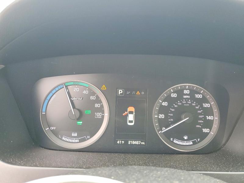 2016 Hyundai Sonata VIN KMHE24L10GA012239 COPART salvage auction — FRONT END, Or - Lien Papers Salvage, sold $725 on 2026-07-20 (photo 9)