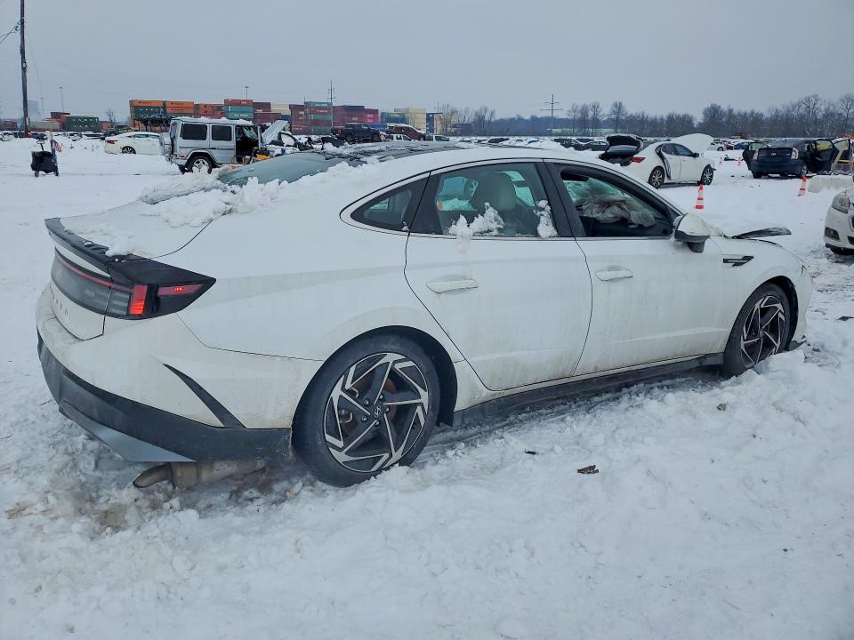 2024 Hyundai Sonata VIN KMHL14JA4RA362036 COPART salvage auction — FRONT END, Oh - Cert Of Title-Salvage, sold $6,700 on 2026-07-07 (photo 3)