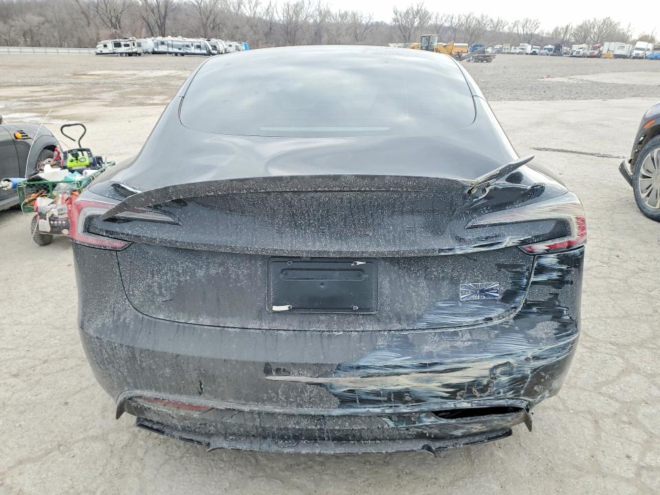 2026 Tesla Model 3 VIN 5YJ3E1ET1TF131158 COPART salvage auction — ALL OVER, Wv - Salvage Certificate, sold $14,600 on 2026-07-28 (photo 6)