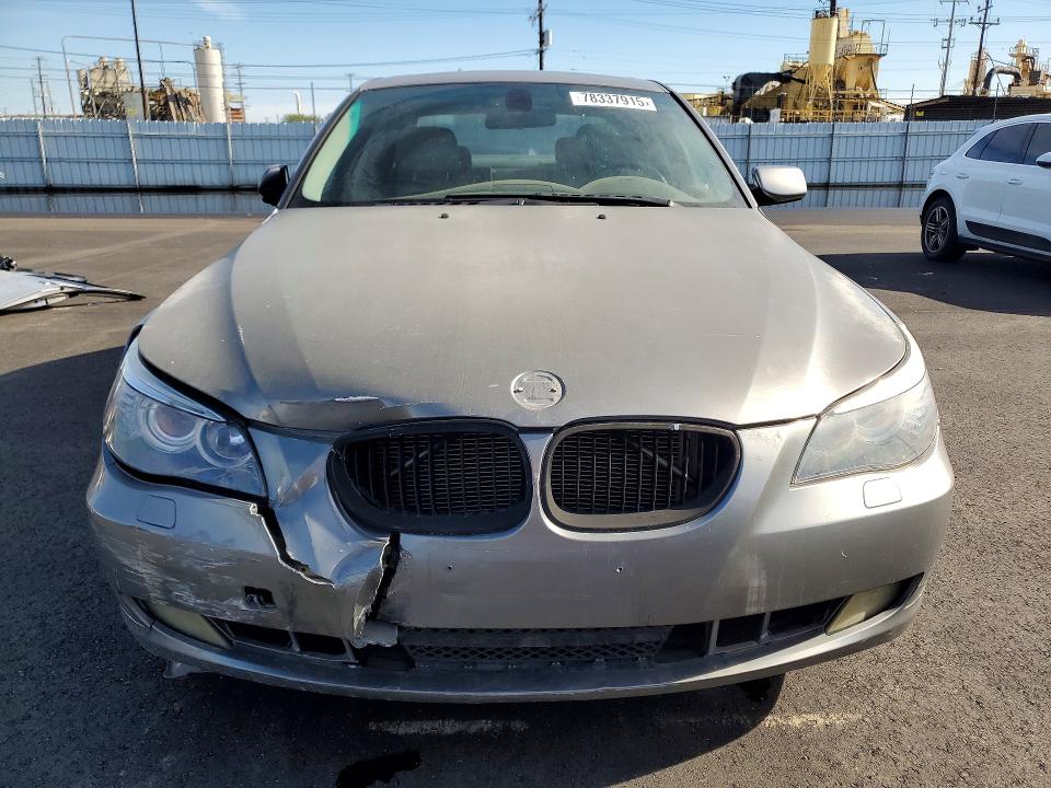 2009 BMW 5 series VIN WBANU53539C118888 COPART salvage auction — FRONT END, Ca - App For Dup Salvage Or Ac, sold $350 on 2026-07-08 (photo 5)