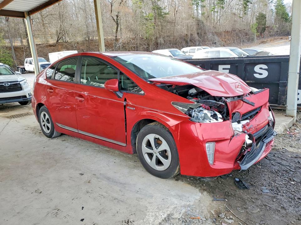 2012 Toyota Prius VIN JTDKN3DU2C5442438 COPART salvage auction — FRONT END, Salvage Title, sold $700 on 2026-07-14 (photo 4)