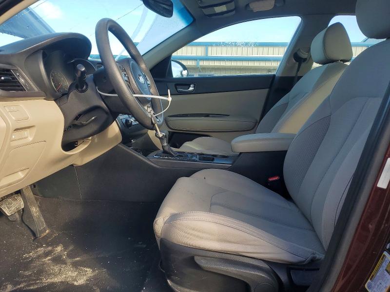 2016 Kia Optima VIN 5XXGT4L31GG116111 COPART salvage auction — FRONT END, Salvage Title, sold $225 on 2026-07-23 (photo 7)