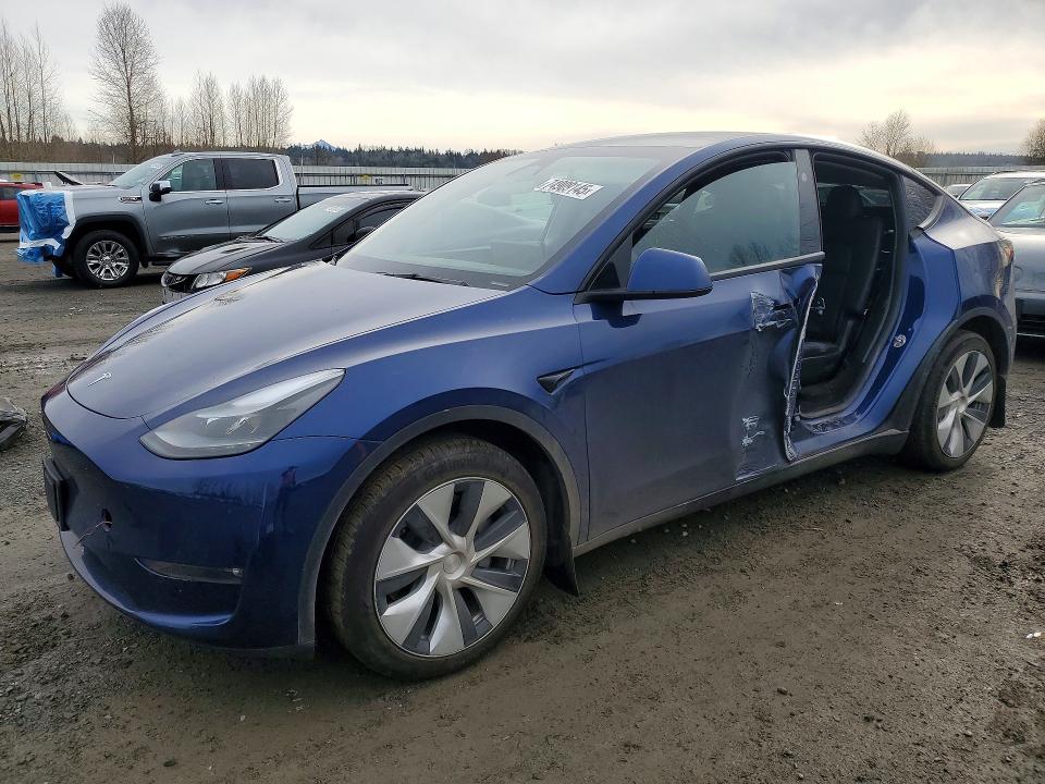 2024 Tesla Model y VIN 7SAYGAEEXRF982646 COPART salvage auction — SIDE, Wa - Bill Of Sale, sold $11,200 on 2026-07-06 (photo 1)