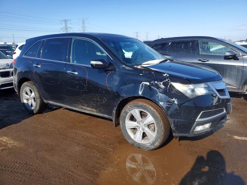 2012 Acura Mdx VIN 2HNYD2H32CH514508 COPART salvage auction — FRONT END, Id - Salvage Certificate Of Title, sold $1,650 on 2026-07-09 (photo 4)