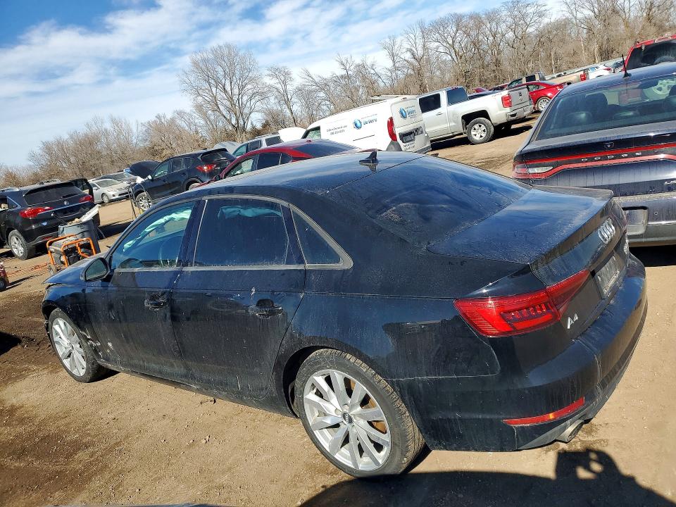 2017 Audi A4 VIN WAUANAF44HN061904 COPART salvage auction — FRONT END, Salvage Title, sold $1,500 on 2026-09-04 (photo 2)