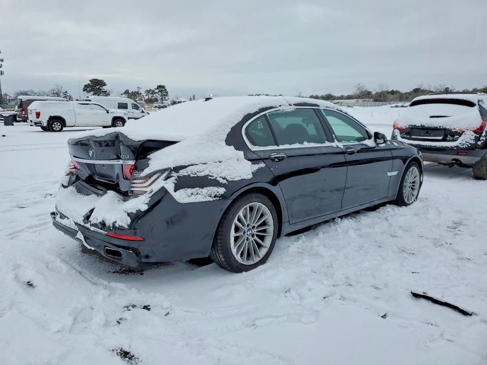 2013 BMW 7 series VIN WBAYE8C55DD134105 COPART salvage auction — REAR END, Ny - Mv907A-Parts Only, sold $475 on 2026-07-27 (photo 3)