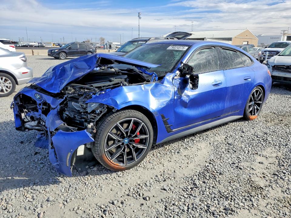 2023 BMW I4 VIN WBY33AW00PFP73624 COPART salvage auction — FRONT END, Co - Salvage Title, sold $6,600 on 2026-07-14 (photo 1)