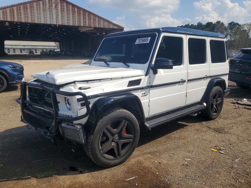 2018 Mercedes-benz G-klasse VIN WDCYC7DHXJX287983 COPART salvage auction — Front End, LA - CERT OF TITLE-SALVAGE, sold $29,250 on 2026-05-19 (photo 1)