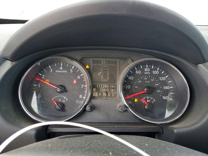 2011 Nissan Rogue VIN JN8AS5MV3BW681373 COPART salvage auction — FRONT END, Il - Salvage Certificate, sold $800 on 2026-07-23 (photo 9)