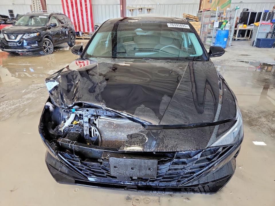 2023 Hyundai Elantra VIN KMHLS4AG3PU609043 COPART salvage auction — FRONT END, Il - Salvage Certificate, sold $4,550 on 2026-07-06 (photo 5)