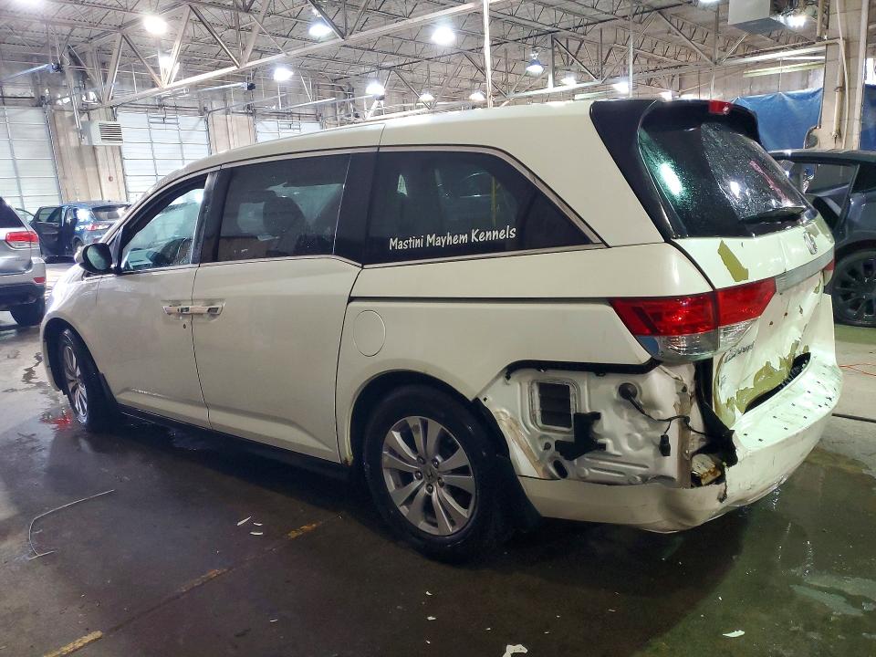 2014 Honda Odyssey VIN 5FNRL5H61EB053612 COPART salvage auction — REAR END, Mi - Certificate Of Title, sold $1,200 on 2026-07-03 (photo 2)