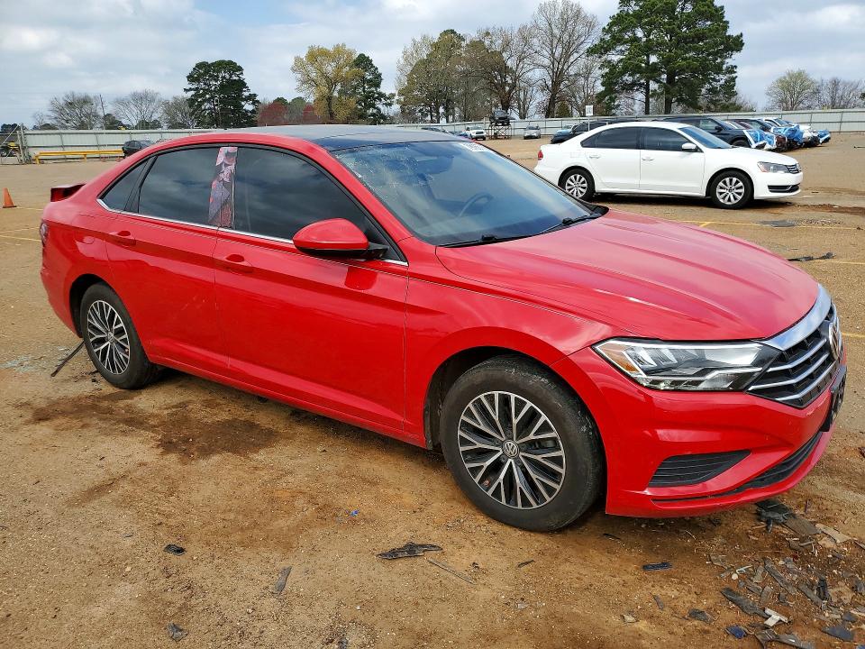 2021 Volkswagen Jetta VIN 3VWC57BU1MM037548 COPART salvage auction — REAR END, Tx - Salvage Vehicle Title, sold $4,300 on 2026-08-03 (photo 4)