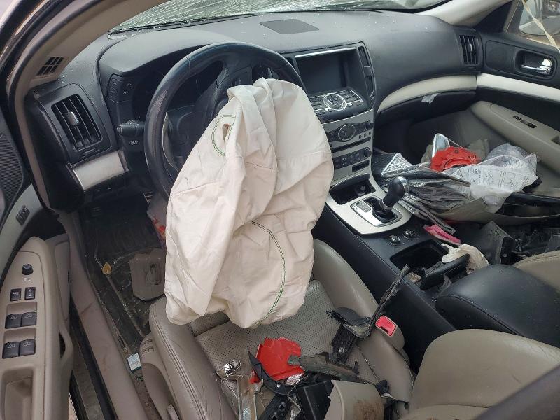 2009 Infiniti G VIN JNKCV61EX9M300550 COPART salvage auction — ALL OVER, TX - SALVAGE VEHICLE TITLE (P), sold $250 on 2026-07-23 (photo 8)