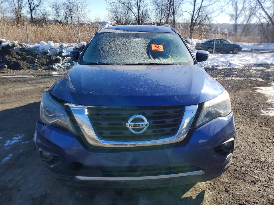 2018 Nissan Pathfinder VIN 5N1DR2MN7JC646706 COPART salvage auction — FRONT END, Nc - Salvage Certificate Of Title, sold $325 on 2026-07-28 (photo 5)