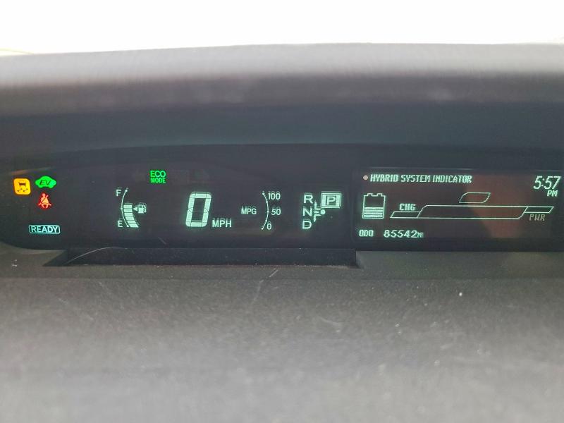 2010 Toyota Prius VIN JTDKN3DU3A1033451 COPART salvage auction — FRONT END, Tx - Salvage Vehicle Title, sold $3,000 on 2026-07-09 (photo 9)