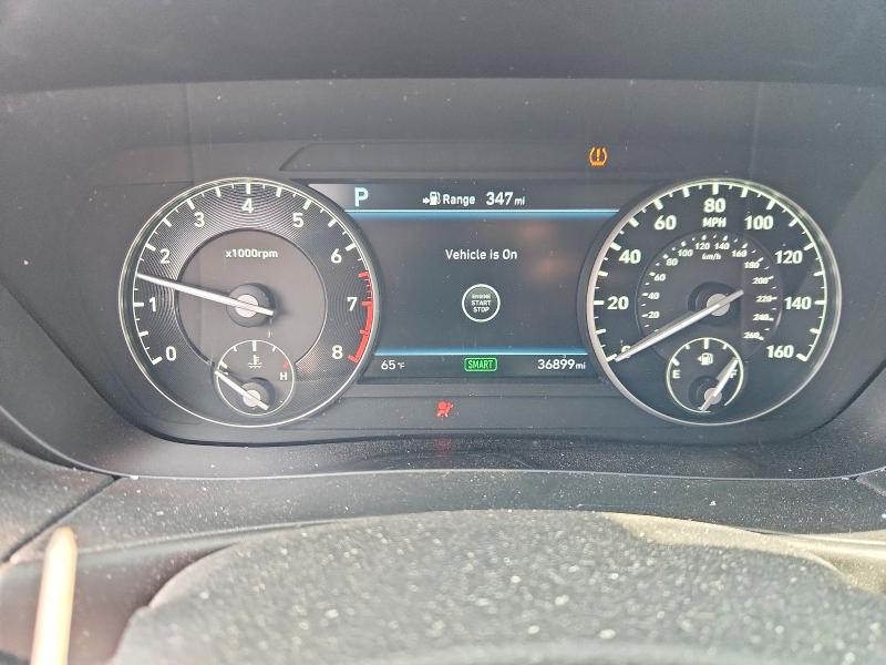 2018 Genesis G90 VIN KMHG54JH8JU049609 COPART salvage auction — FRONT END, Tx - Salvage Vehicle Title, sold $8,100 on 2026-07-24 (photo 9)