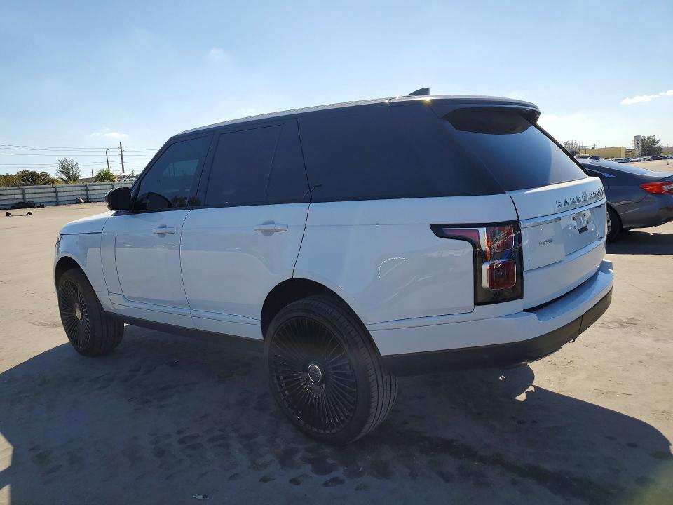 2018 Land rover RANGE ROVER VIN SALGS2SV3JA391842 COPART salvage auction — REAR END, Salvage Title, sold $8,800 on 2026-07-20 (photo 2)