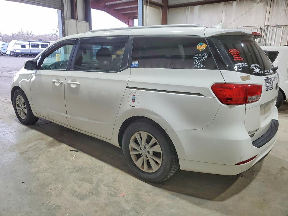 2017 Kia SEDONA VIN KNDMB5C16H6250753 COPART salvage auction — MECHANICAL, Id - Certificate Of Title, sold $250 on 2026-07-27 (photo 2)