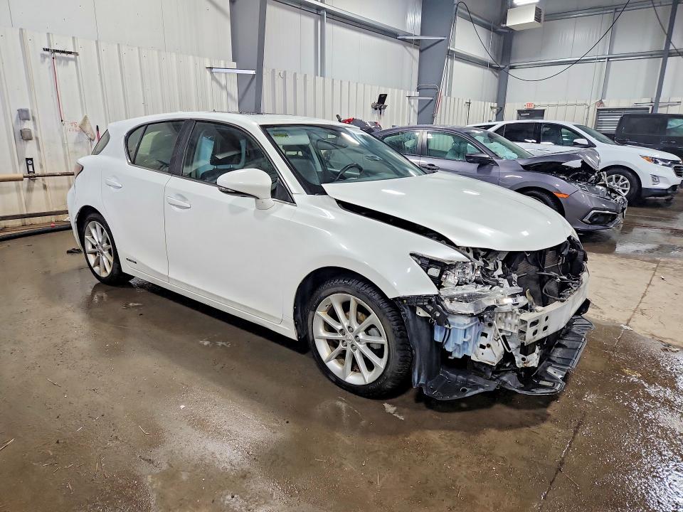 2013 Lexus Ct VIN JTHKD5BH5D2129499 COPART salvage auction — FRONT END, Mn - Cert Of Title-Prior Salvage, sold $300 on 2026-07-21 (photo 4)