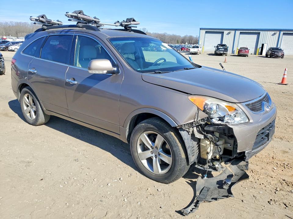 2010 Hyundai Veracruz VIN KM8NU4CCXAU108400 COPART salvage auction — FRONT END, Ar - Cert Of Title-Salvage, sold $1,750 on 2026-07-13 (photo 4)