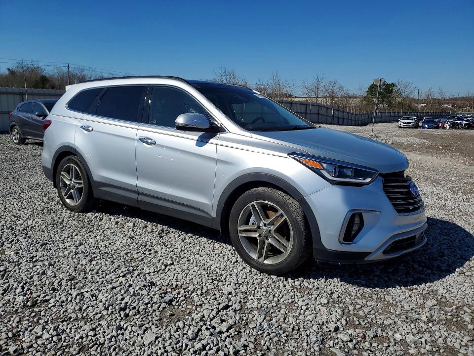 2017 Hyundai Santa fe VIN KM8SR4HF9HU186992 COPART salvage auction — FRONT END, Al - Cert Of Title-Salvage Title, sold $3,400 on 2026-07-07 (photo 4)