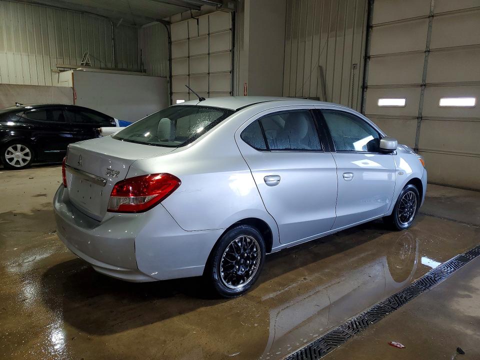 2017 Mitsubishi Mirage VIN ML32F3FJ9HHF08754 COPART salvage auction — FRONT END, Salvage Title, sold $975 on 2026-07-20 (photo 3)