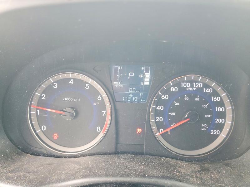 2016 Hyundai Accent VIN KMHCT5AEXGU238027 COPART salvage auction — FRONT END, Salvage Title, sold $700 on 2026-07-14 (photo 9)