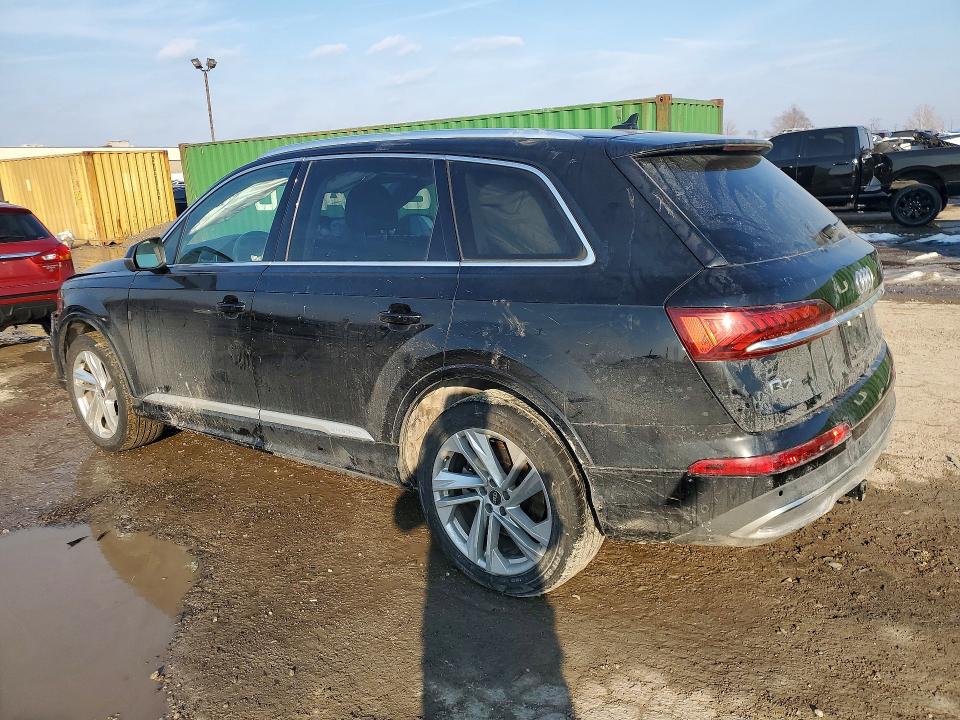 2021 Audi Q7 VIN WA1LXAF72MD020424 COPART salvage auction — FRONT END, Id - Salvage Certificate Of Title, sold $7,000 on 2026-07-10 (photo 2)