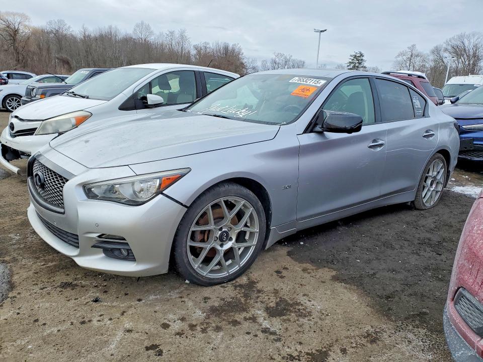 2017 Infiniti Q50 VIN JN1EV7AR9HM836491 COPART salvage auction — MINOR DENT/SCRATCHES, Ct - Certificate Of Title, sold $5,900 on 2026-07-30 (photo 1)