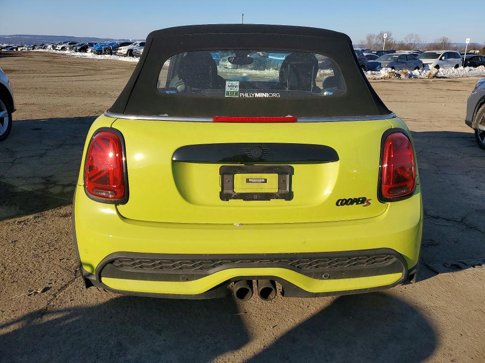 2023 Mini Cooper VIN WMW43DL00P3P46997 COPART salvage auction — FRONT END, Pa - Cert Of Title, sold $3,300 on 2026-08-11 (photo 6)