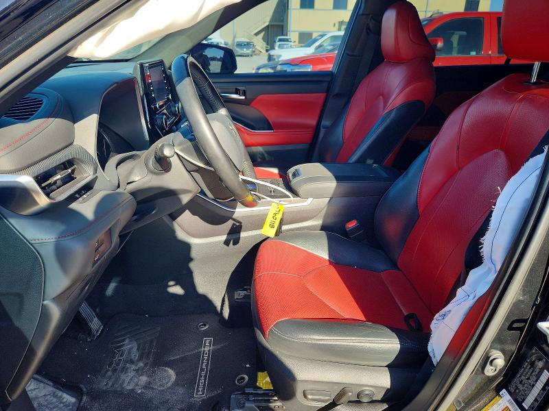 2021 Toyota Highlander VIN 5TDLZRAH9MS073107 COPART salvage auction — SIDE, Tx - Certificate Of Title, sold $15,800 on 2026-07-13 (photo 7)