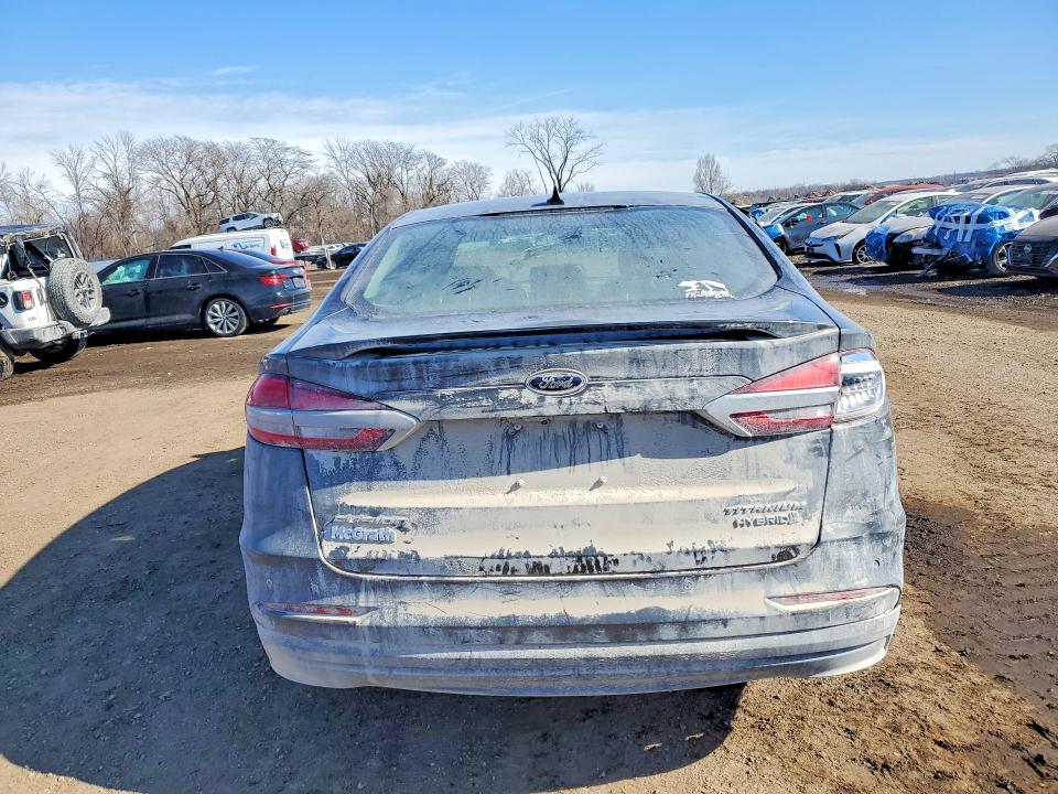 2019 Ford Fusion VIN 3FA6P0RU0KR285819 COPART salvage auction — SIDE, Ia - Cert Of Title-Salvage Title, sold $3,250 on 2026-07-03 (photo 6)