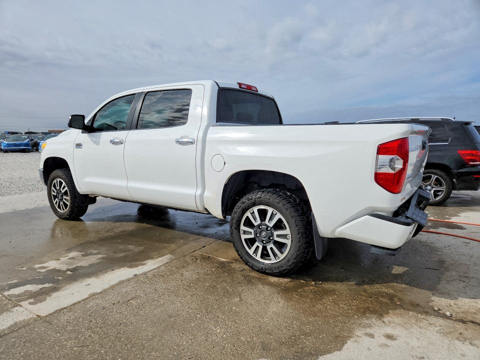 2014 Toyota Tundra VIN 5TFAW5F11EX367083 COPART salvage auction — REAR END, Tx - Certificate Of Title, sold $450 on 2026-07-31 (photo 2)
