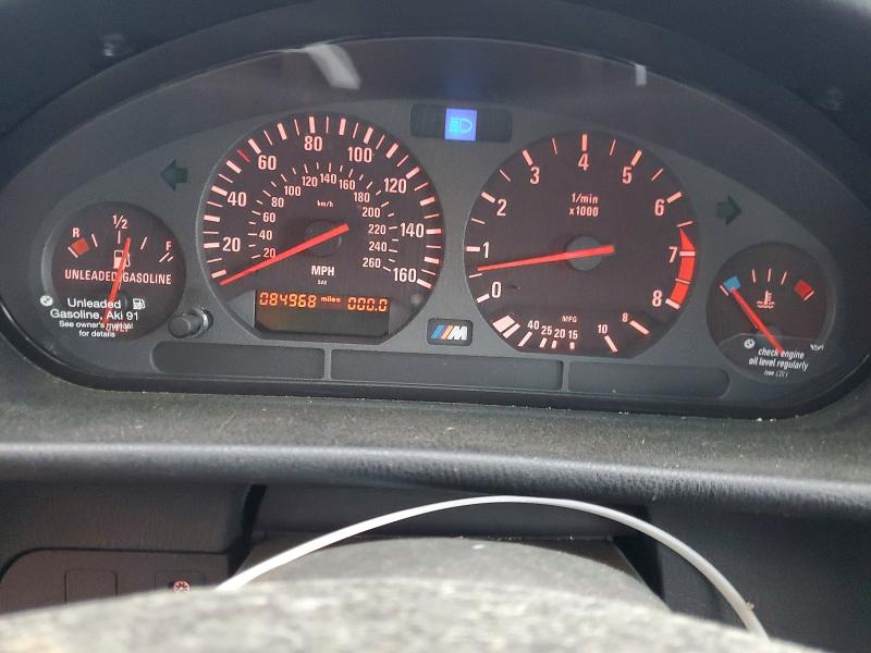 1995 BMW M3 VIN WBSBF9326SEH00468 COPART salvage auction — WATER/FLOOD, Ca - Salvage Certificate, sold $8,500 on 2026-07-24 (photo 9)