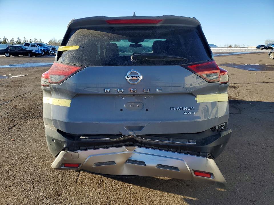 2021 Nissan Rogue VIN JN8AT3DD6MW309649 COPART salvage auction — REAR END, Mn - Cert Of Title-Salvage, sold $9,700 on 2026-07-16 (photo 6)