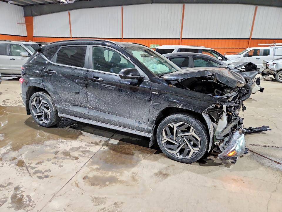 2024 Hyundai Kona VIN KM8HECA34RU091676 COPART salvage auction — FRONT END, Salvage Title, sold $1,300 on 2026-07-21 (photo 4)