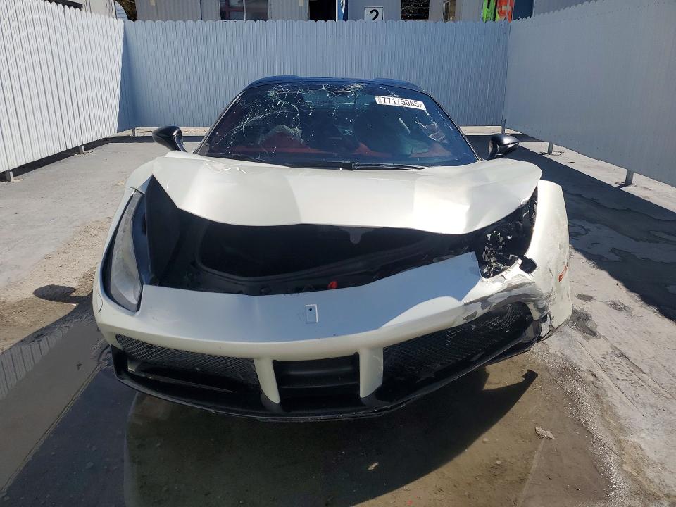 2018 Ferrari 488 SPIDER VIN ZFF80AMA4J0229716 COPART salvage auction — FRONT END, FL - CERT OF TITLE SLVG REBUILDABLE, sold $22,200 on 2026-07-28 (photo 5)