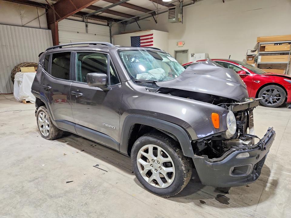 2018 Jeep Renegade VIN ZACCJBBB3JPH12695 COPART salvage auction — Front End, PA - CERTIFICATE OF SALVAGE, sold $575 on 2026-03-06 (photo 4)