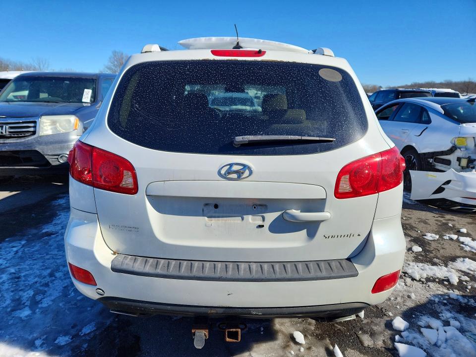 2007 Hyundai Santa fe VIN 5NMSG13D97H069563 COPART salvage auction — MECHANICAL, PA - CERT OF TITLE, sold $1,250 on 2026-07-02 (photo 6)