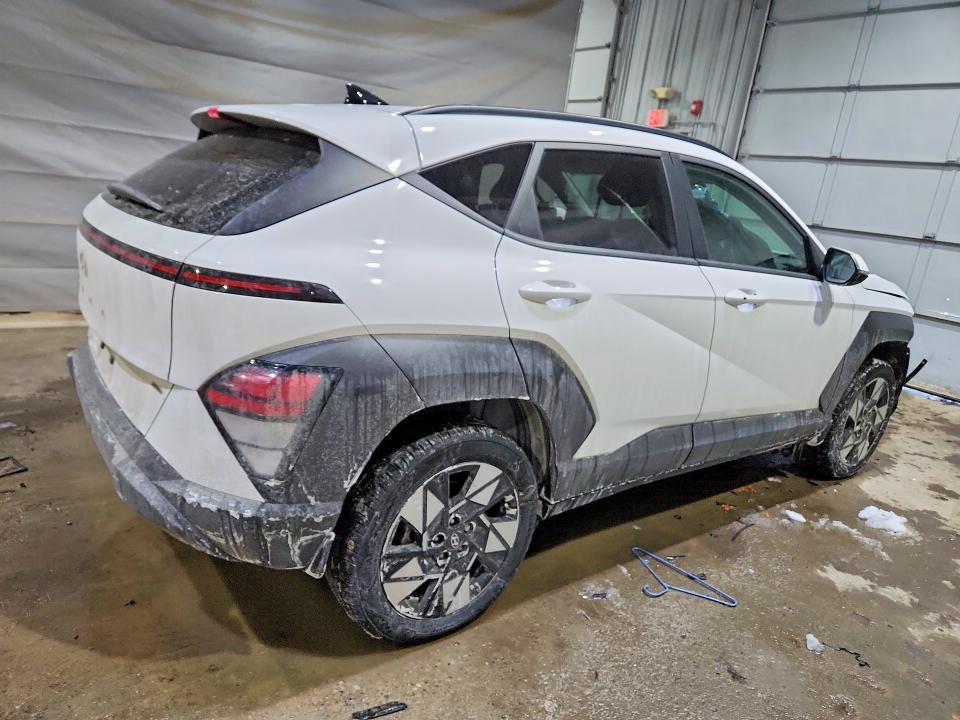2024 Hyundai Kona VIN KM8HBCAB0RU117657 COPART salvage auction — FRONT END, NH - CERT OF TITLE-SALVAGE, sold $3,500 on 2026-07-02 (photo 3)