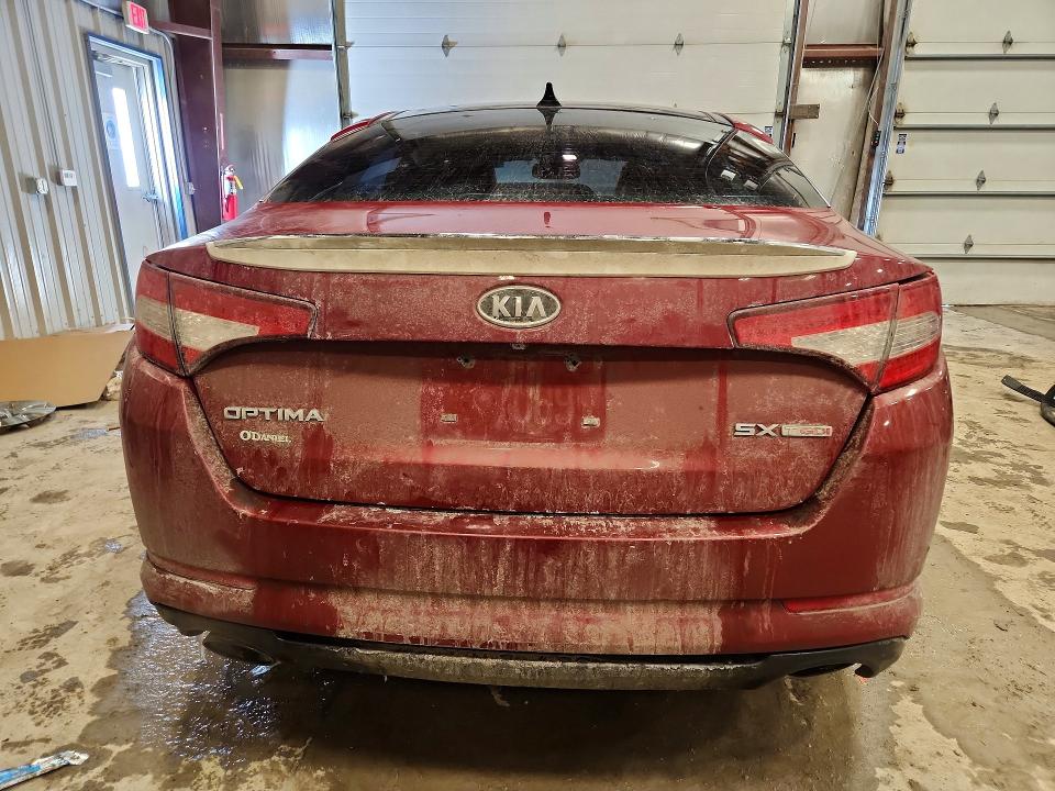 2012 Kia Optima VIN 5XXGR4A62CG025418 COPART salvage auction — FRONT END, Wv - Salvage Certificate, sold $275 on 2026-07-13 (photo 6)