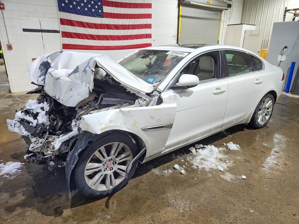 2017 Jaguar Xf VIN SAJBS4BV9HCY27882 COPART salvage auction — FRONT END, Nh - Cert Of Title-Salvage, sold $850 on 2026-07-09 (photo 1)