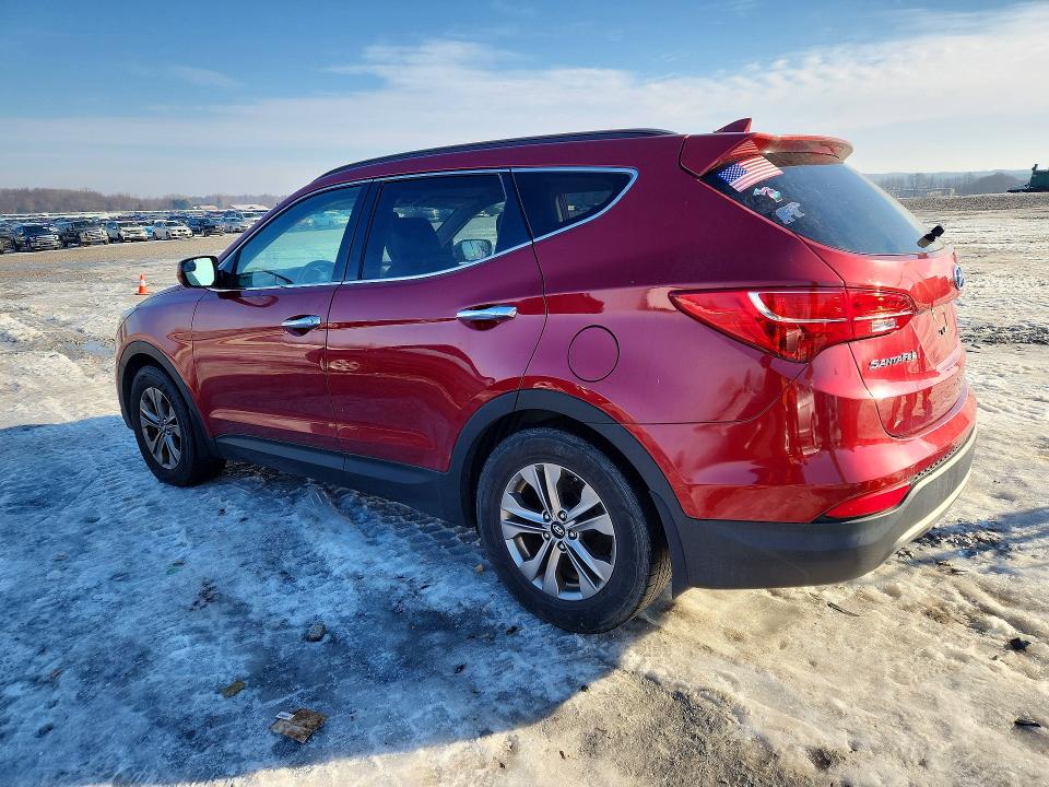 2015 Hyundai Santa fe VIN 5XYZU3LB7FG297961 COPART salvage auction — BURN, MI - CERTIFICATE OF TITLE, sold $925 on 2026-07-09 (photo 2)