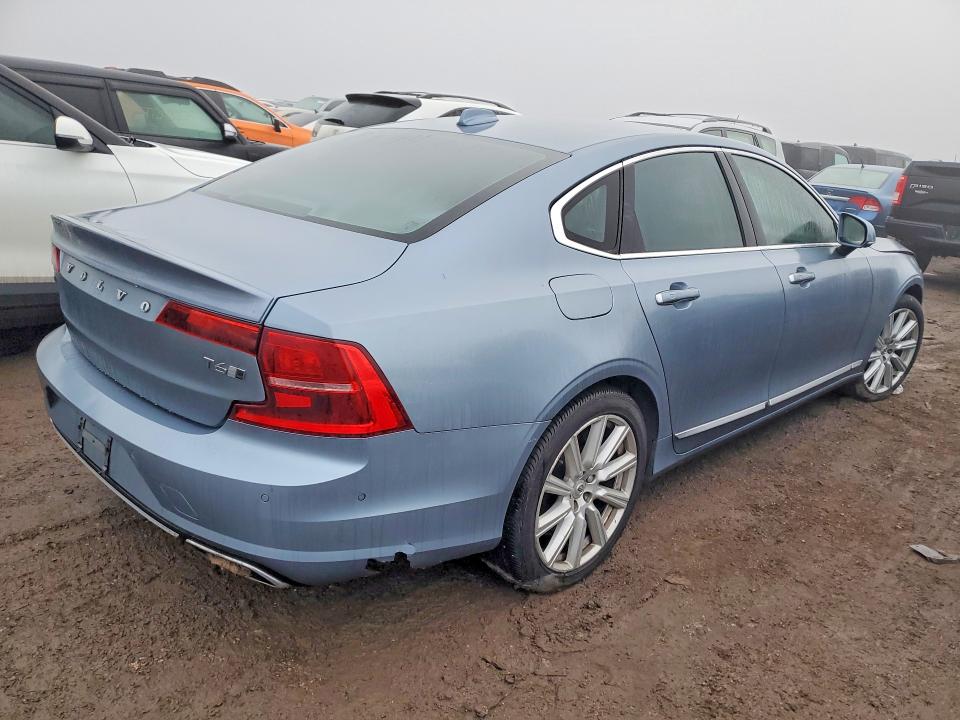 2017 Volvo S90 VIN YV1A22ML9H1010847 COPART salvage auction — MECHANICAL, Il - Certificate Of Title (P), sold $4,950 on 2026-07-09 (photo 3)