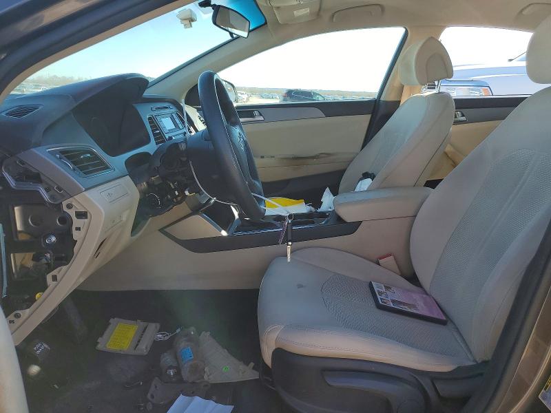 2015 Hyundai Sonata VIN 5NPE24AFXFH144466 COPART salvage auction — VANDALISM, Tx - Salvage Vehicle Title, sold $900 on 2026-07-02 (photo 7)