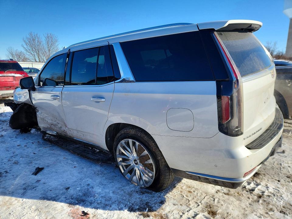 2021 Cadillac Escalade VIN 1GYS4BKLXMR310698 COPART salvage auction — Front End, MI - CERT OF TITLE-SALVAGE VEHICLE, sold $16,100 on 2026-02-26 (photo 2)